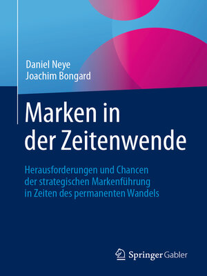cover image of Marken in der Zeitenwende